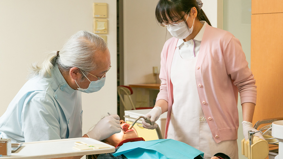 信頼関係を大切に
納得できる治療をご提案